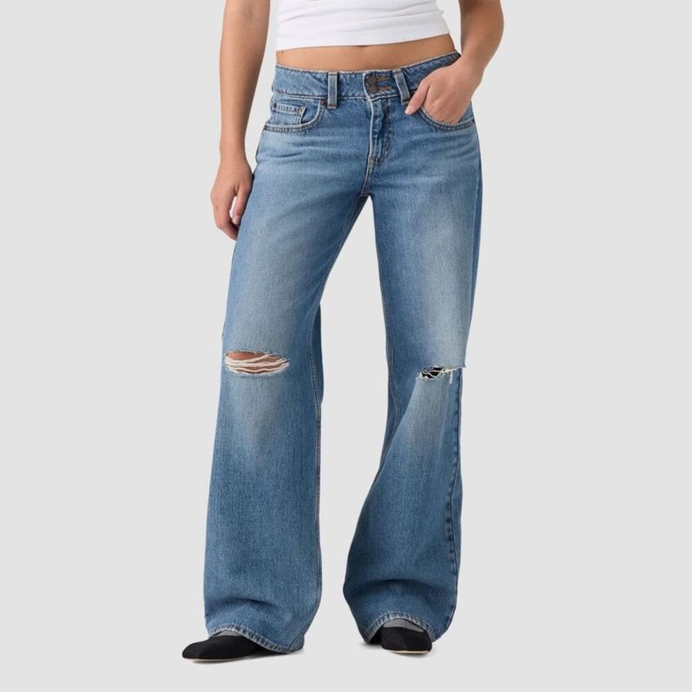 Levi's Women's Cinch Baggy - Abraided Art Jump 28